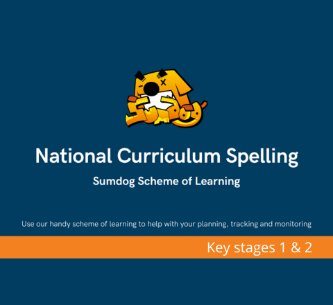 Sumdog's National Curriculum Spelling scheme of learning