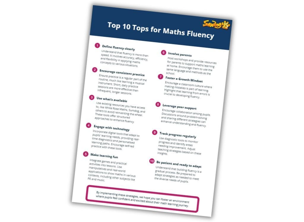 Sumdog's top tips for maths fluency