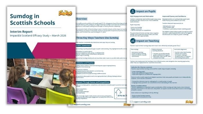 Sumdog Impact | Scotland Efficacy Study 2025/26