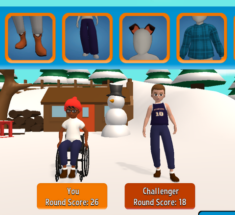 Screenshot of Sumdog Best Dressed 480x440