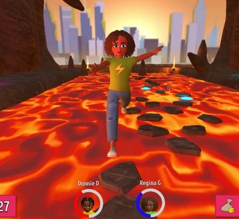 Screenshot of Sumdog Lava Jump 480x440