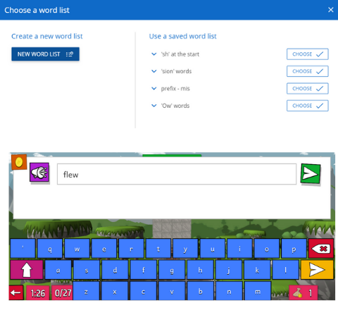 Sumdog Premium spelling and grammar screenshot