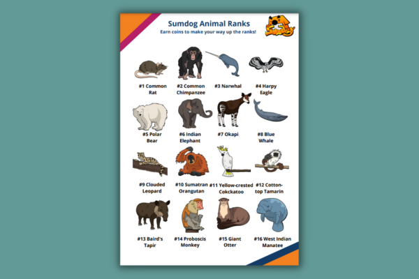 Animal ranks poster