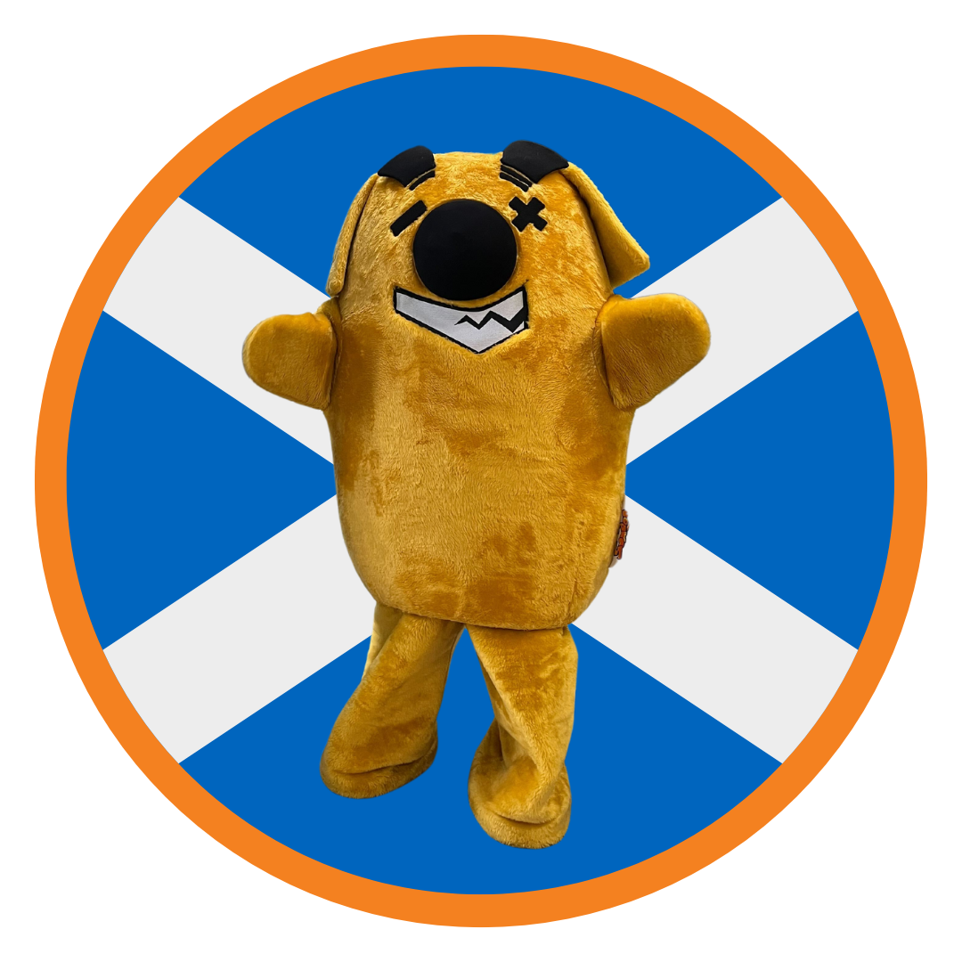 Maths Week Scotland image of Sumdog against a Scottish flag